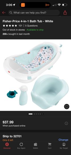 Fisher price baby bath