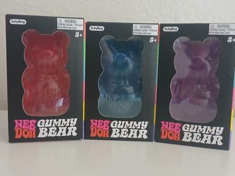 NeeDoh Gummy Bears 🩷💜💙