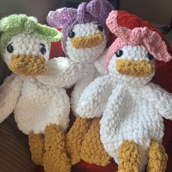 Crochet Baby Della Duck Lovey