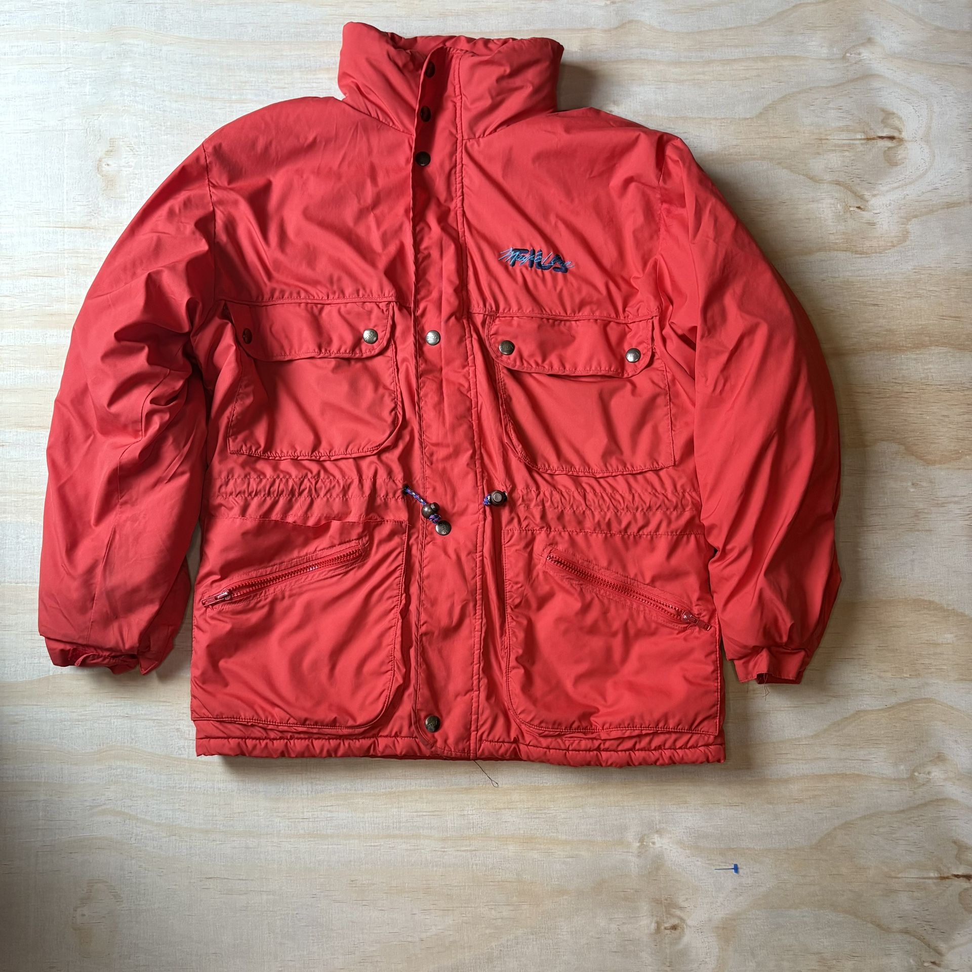 Vintage FILA Magic Line Red Insulated Jacket – Men’s Large (L)