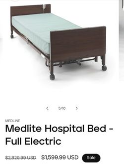 medical hospital bed self incline