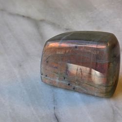 1.8" Approximately Labradorite Slab Quartz Crystal