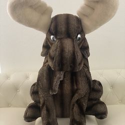 American Made Giant Moose Deer Huge Stuffed Animal Plush Toy!