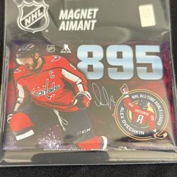 Ovechkin 895 Goals Souvenir Magnet