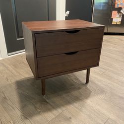 Walnut Indra 2 Nightstand