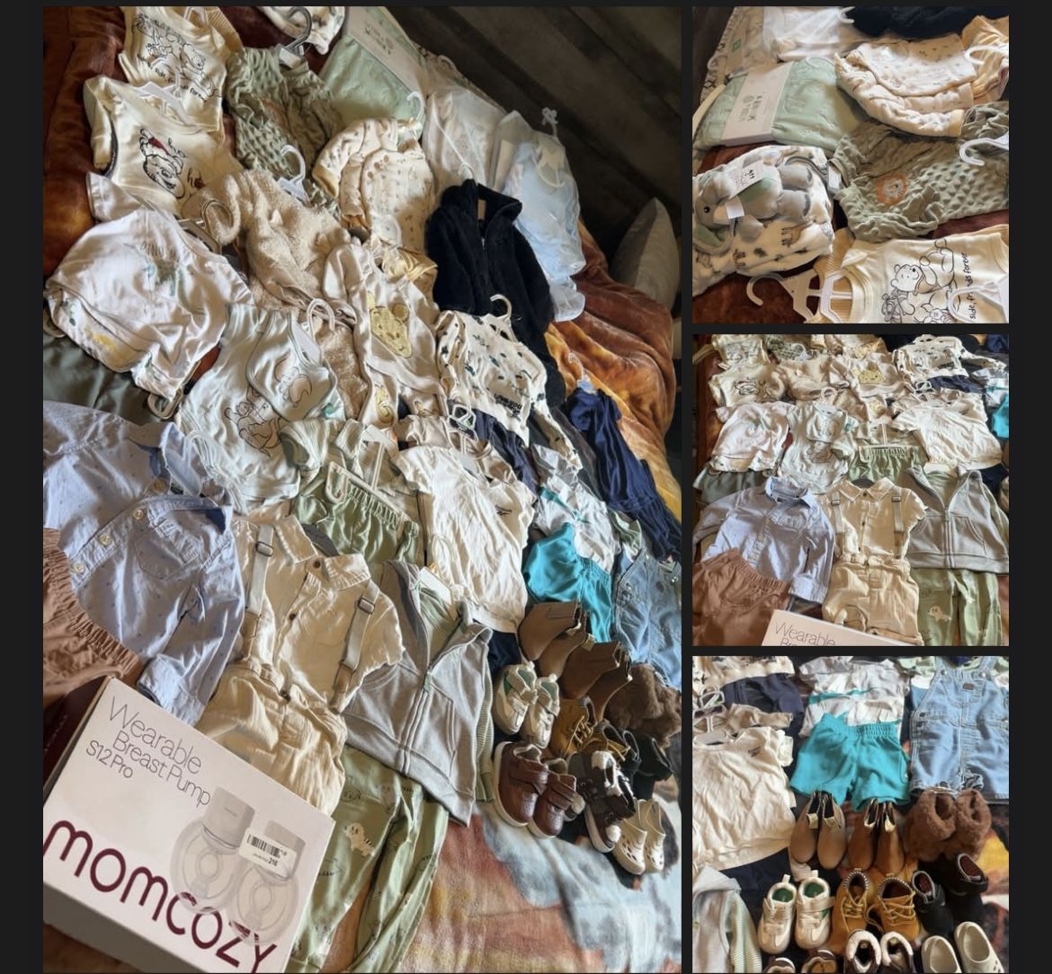 Baby Clothing And Mom Cozy Brest Pump