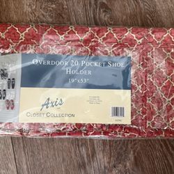 Over-the-Door 20 Pocket Shoe Organizer – New - TWO AVAILABLE 