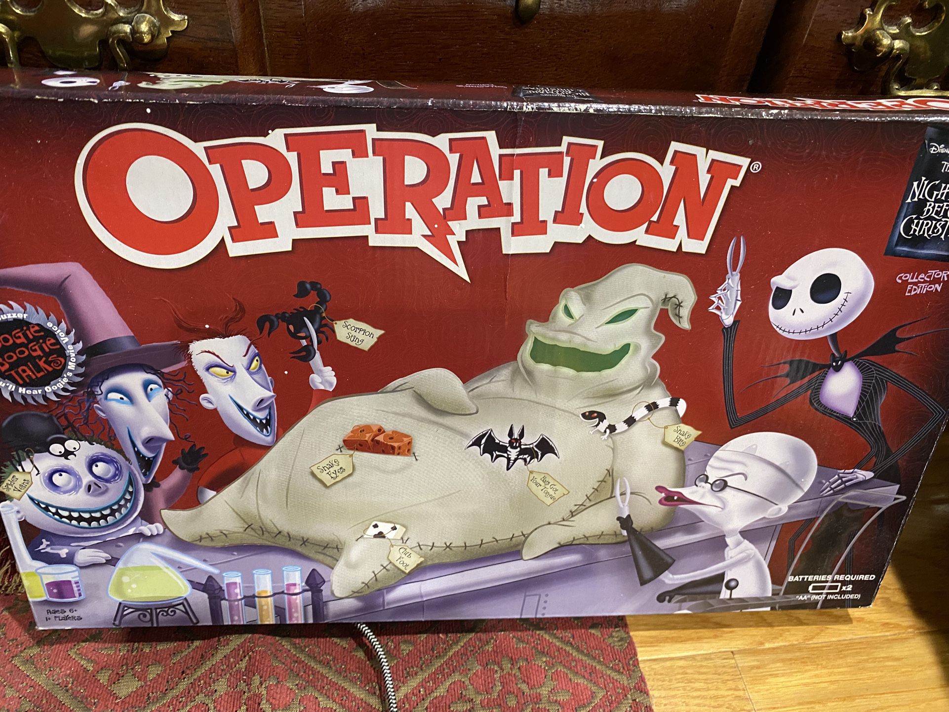 Nightmare Before Christmas Operation Game