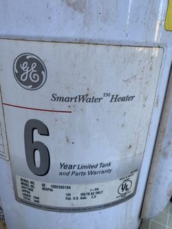 5 GL water heater 110 voltage