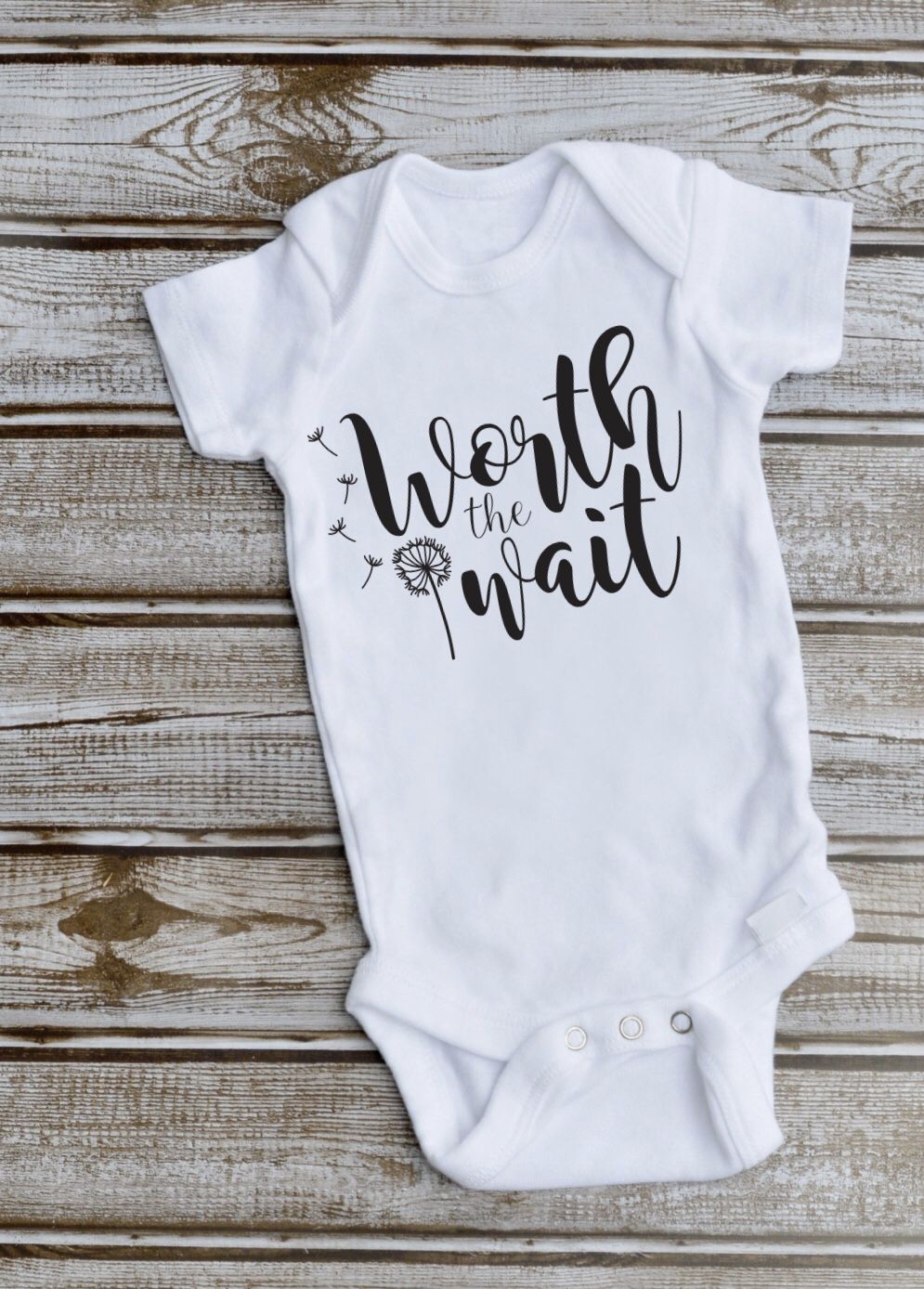 Worth the wait onesie