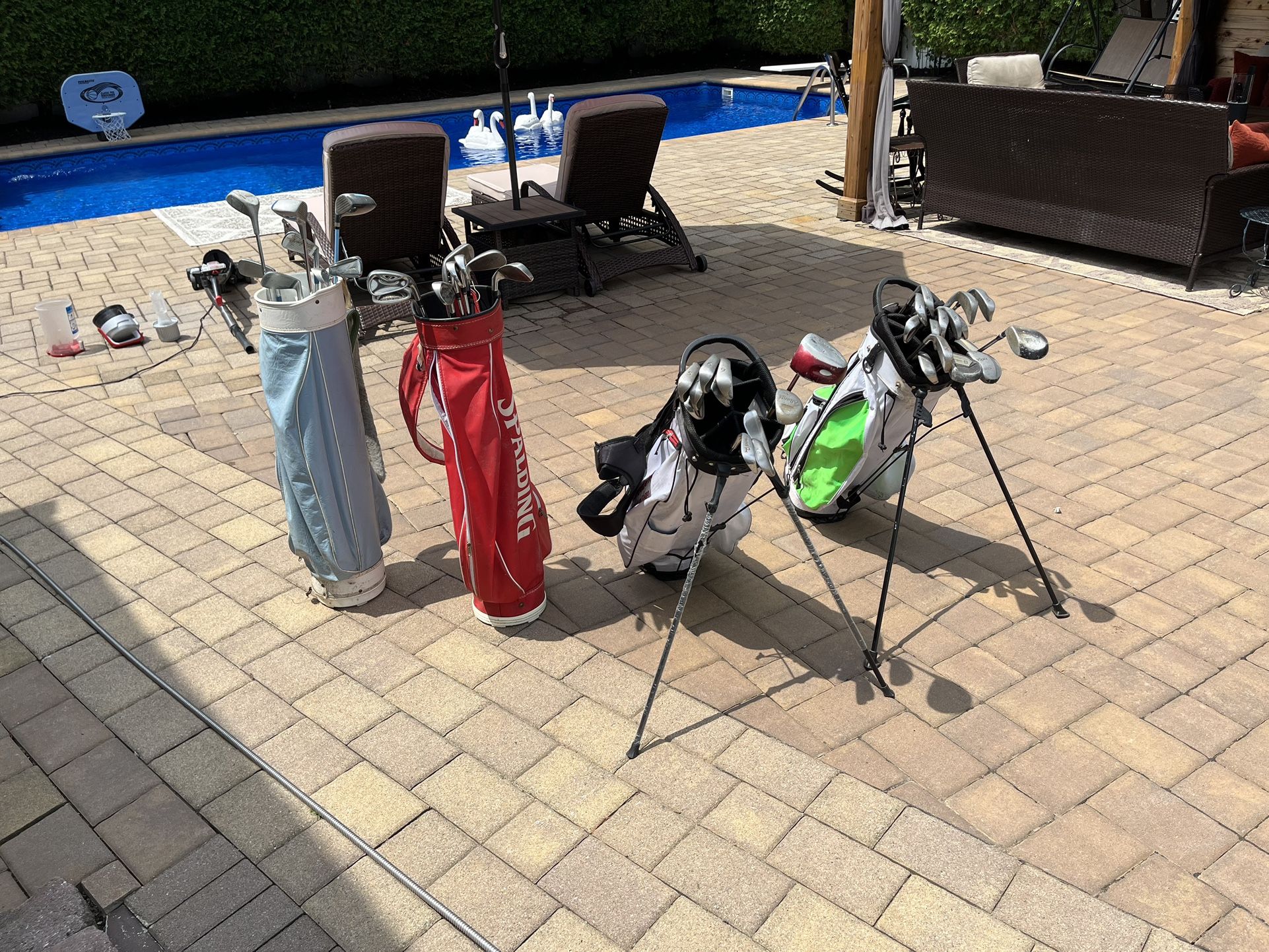 Golf bags And Full Set Of Clubs