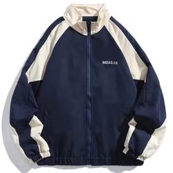 Hip Hop Varsity Jacket Men High Street Patchwork Color Black Windbreaker Coats Women Spring Autumn Thin Fashion College Jackets