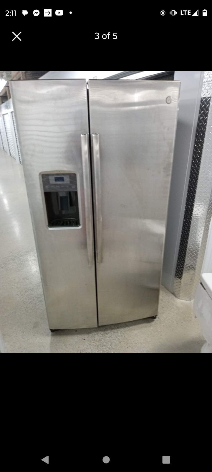 Refrigerator Frigidaire Stainless 36 Inches