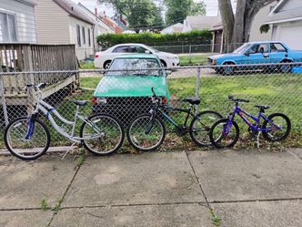 3 used bikes need work