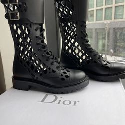 Dior D Trap Boot Calfskin 