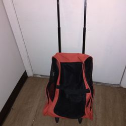 Pet Carrier With 2 Wheels