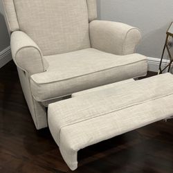 Pottery Barn Nursery Chair Glider With Recliner  
