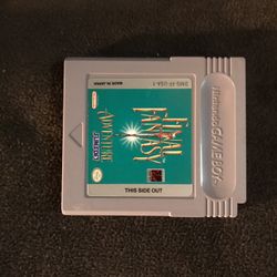 Finial Fantasy Adventure Gameboy Game