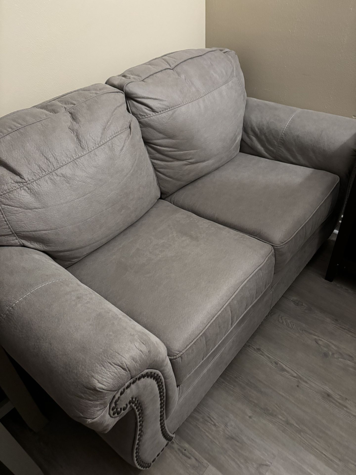 Grey Love Seat
