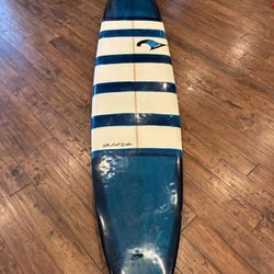 9'0" Chris Ruddy Longboard + FCS II Hatchet Fin