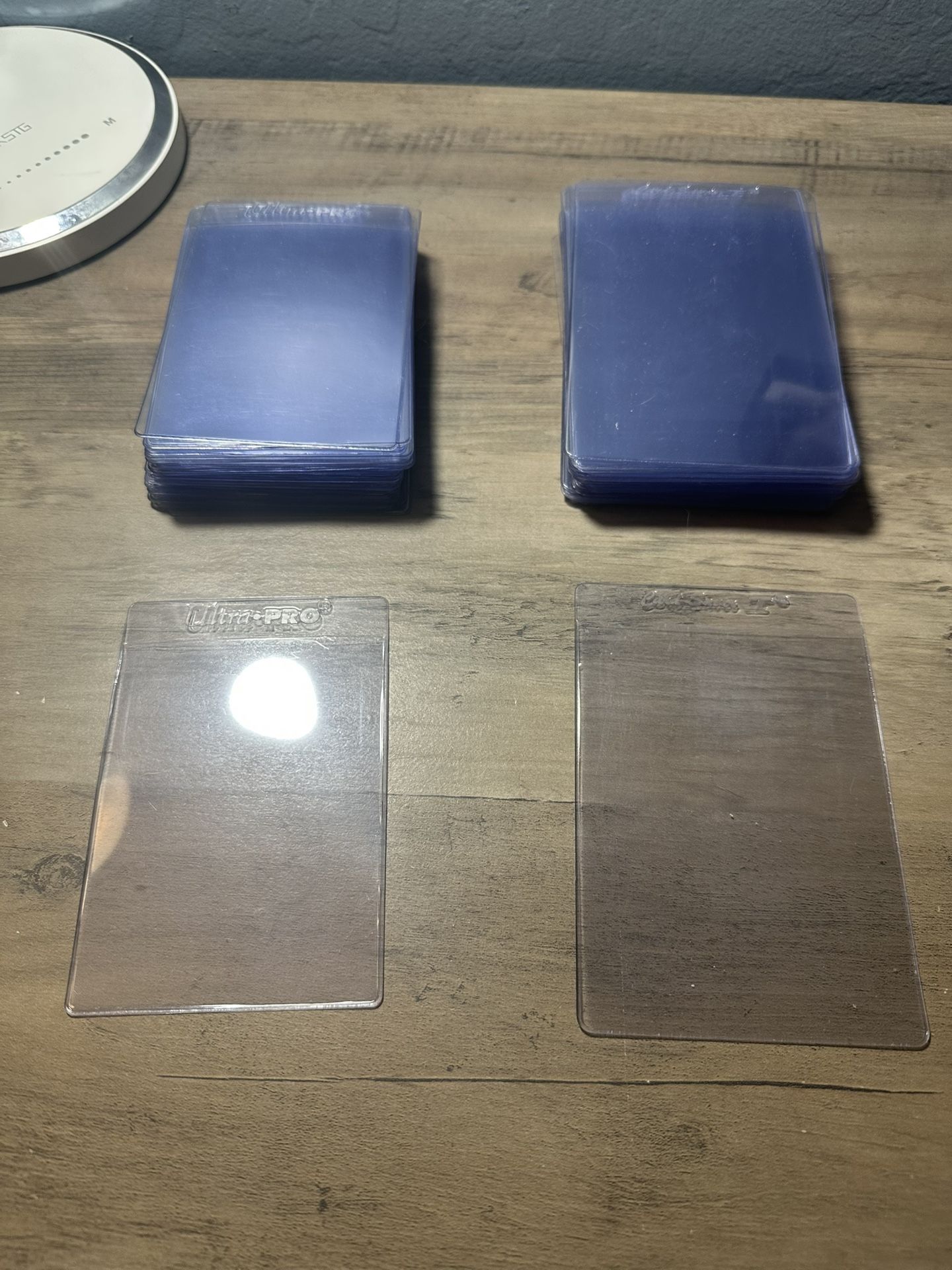 Lot of 65 Semi Rigid Baseball Card Savers, No Stickers, Good Condition, Assorted