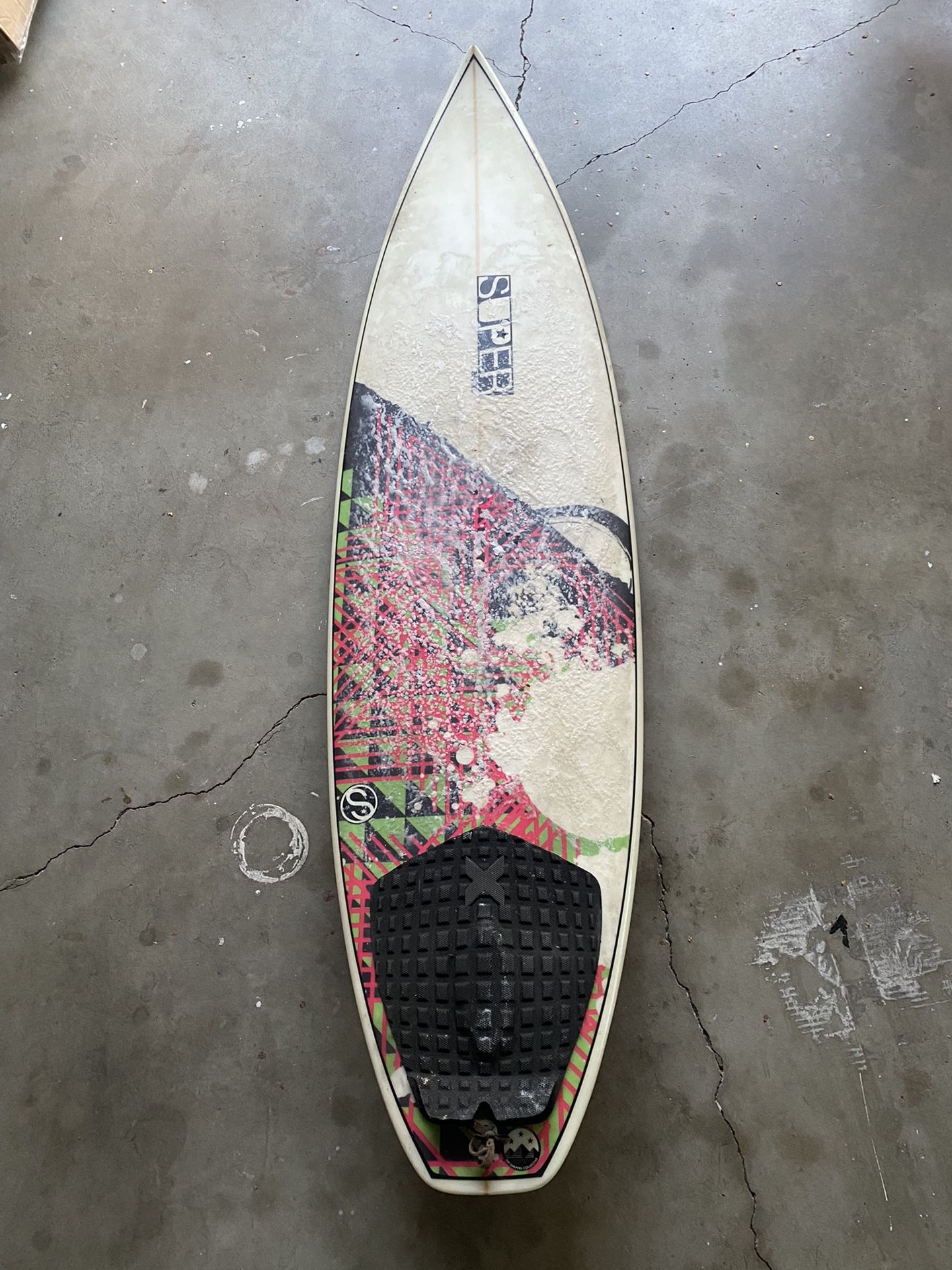 Super Brand Surfboard- Clay Marzo-The Madness 6’0”