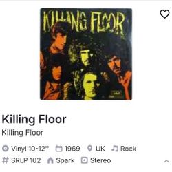 First UK Pressing Of Killing Floor On Vinyl. Vg+ 