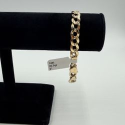 14KT YELLOW GOLD 8” CURB LINK CHAIN 20.0GR