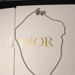 Authentic Christian Dior CD Petit Necklace