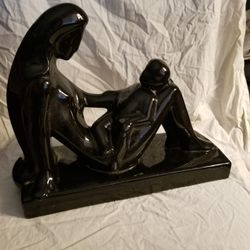 Vintage Royal Haeger Mother and Child Ceramic Statue Sculpture 