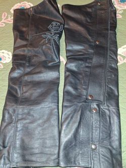 Womans Chaps Also Have Pair Of Male