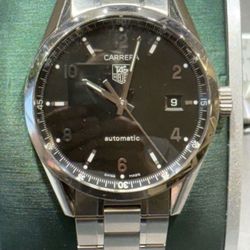 Tag Heuer Carrera Calibre 5 Mens Watch Automatic in Excellent  Cond WV211B 39mm