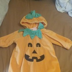 Plump Pumpkin Sz 0-6 Months And Minnie Mouse Dress Sz. 9. Months