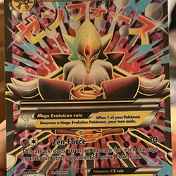 M Alakazam EX Full Art Ultra Rare 118/124 XY Pokemon Fates Collide