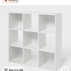 11" 9 Cube Bookshelf 