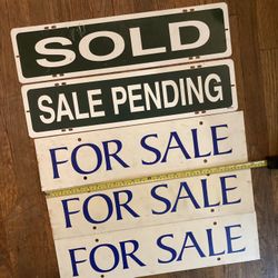 Real estate sign Riders $3/each