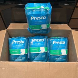 PRESTO  SUPREME ABSORBERS FOR WOMEN AND MEN