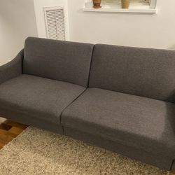 Fold Flat Grey/Blue Couch