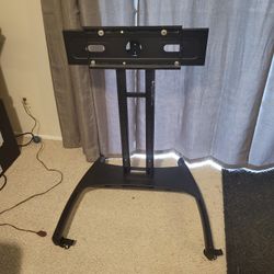 North Bayou Rolling Adjustable TV Stand