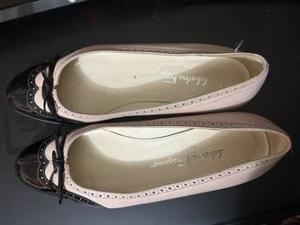 Size 9 Pink/black Flats 