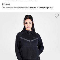 New Women’s Nike Tech Fleece Full Zip Hoodie- Plus Size 3X