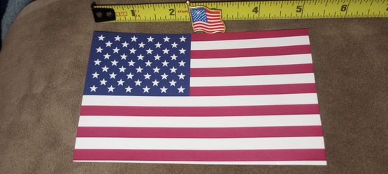 American Flag, One For Your Collar, One For Your Vehicle