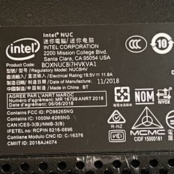 Intel NUC 8 Performance-G (NUC8i7HVK) - Core i7 100W