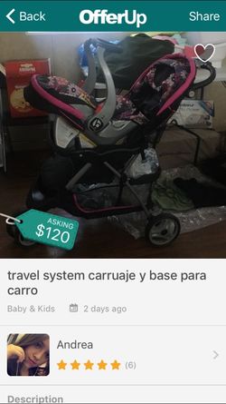 Travel system carruaje stroller