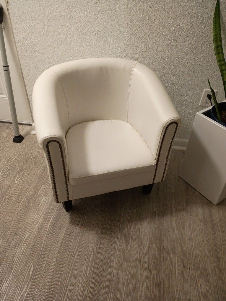 Leather Small Chair Like New