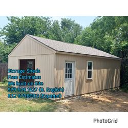 ✅Storage-Shed✅🛑We Built On Site 🛑