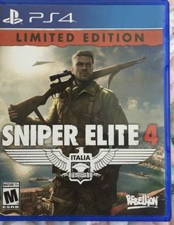 Sniper elite ps4