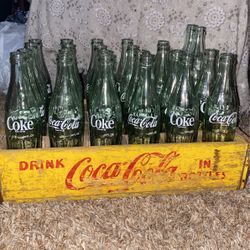 Vintage Cocacola Bottle Crate