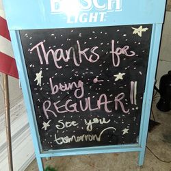 Busch Light Display Board