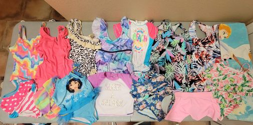 GIRLS BATHING SUITS SIZE 5/6-12/14 $1 EACH PIECE